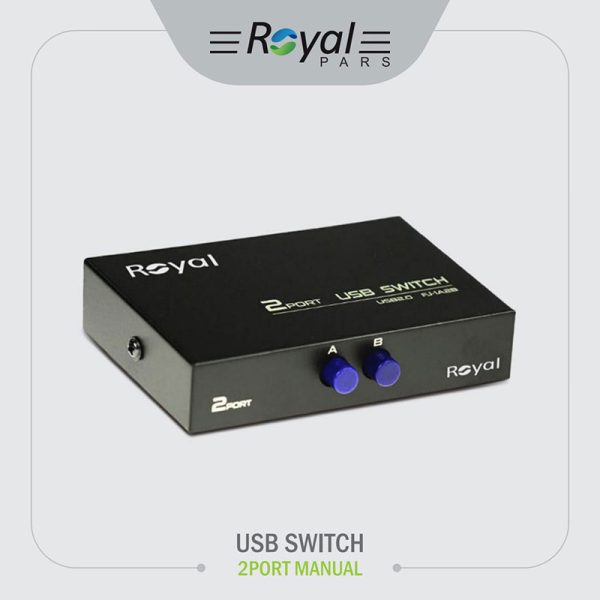 دیتا USB SWITCH مدل 2PORT MANUAL