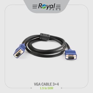 کابل VGA CABLE ROYAL 3+4 طول 1.5M