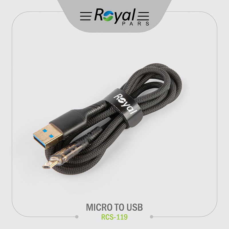کابل موبایل MICRO TO USB مدل RCS-119
