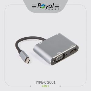 هاب TYPE-C مدل RHC-2001(4 IN 1)